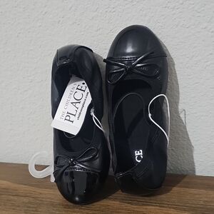 The Children's Place Glossy Black Dress Shoes